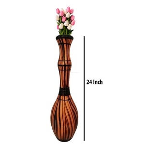 Brown Handmade <b>Vases</b> For Home & Office Decoration - Product Image 1