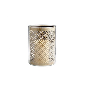 Nouvelle arrivée 2024 Disponible Tendance Cyan Design Laiton Guidé Soie Premime Designer Votive Fabricant Grossiste en vrac - Product Image 1