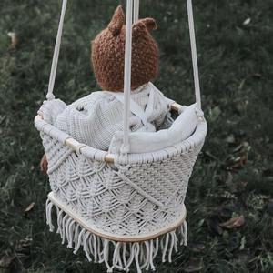 Macrame Baby Swing Chair//Indoor Baby Swing - Product Image 1