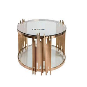 Centro de mesa con Base de Metal y hojas, mesa de centro con espejo decorativo moderno, la mayoría de los diseños - Product Image 4