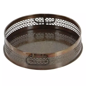 Tazón de Metal con logotipo personalizado para servir, vajilla, utensilios de cocina para el hogar, Plato decorativo de diseño moderno, tazón de ensalada de Metal - Product Image 4