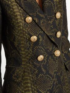 Chaqueta con estampado de piel de oveja auténtica y cierre de cremallera para motociclista, Unisex, de piel de serpiente, disponible en todos los colores, hecha en Pakistán - Product Image 3