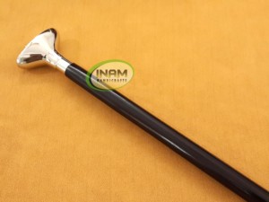 Beau bâton de marche en bois avec poignée de derby en laiton/cannes de marche en bois avec poignée de derby en laiton - Product Image 5