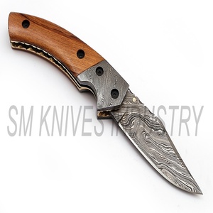 Grandsharp — joli couteau de damas personnalisé, joli couteau de poche/pliable à serrure, fait-main (smk1262) - Product Image 3