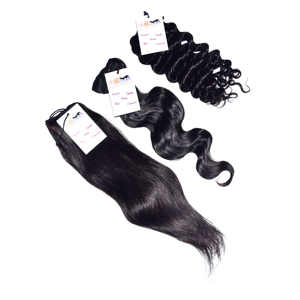 Pelo brasileño 100% virgen alineado con cutícula cabello humano liso de grado 10a, cabello humano brasileño crudo tejido de dama, cabello rizado de visón - Product Image 3