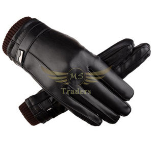 New men wholesale outdoor leather <b>gloves</b> adult fashion warm leather <b>gloves</b> - Product Image 2