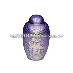 โกศทองเหลืองของชำร่วยสำหรับงานศพทำจากโลหะทองเหลืองของเก่าสำหรับความทรงจำเถ้ากระดูกที่ระลึกสำหรับงานศพ - Product Image 4