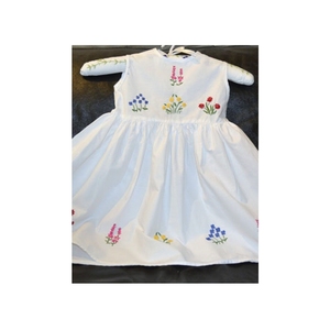 สีมือ Smocked ผ้าฝ้ายชุดผ้าฝ้าย100% Quangthanh ปัก Handmade SKD16 - Product Image 2