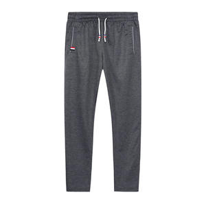 Pantalon de jogging évasé empilé avec broderie patch en détresse personnalisé Vintage pour pantalon décontracté évasé pour homme pantalon élastique lavé - Product Image 3