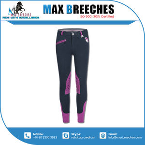 Meilleure qualité nouveauté siège complet vêtements équestres confortable Nylon équitation culotte Jodhpurs pour enfants Silicone - Product Image 2