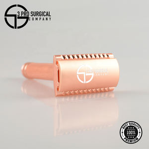 Rasoir à Double tranchant pour hommes, sécurisé, en or Rose - Product Image 4