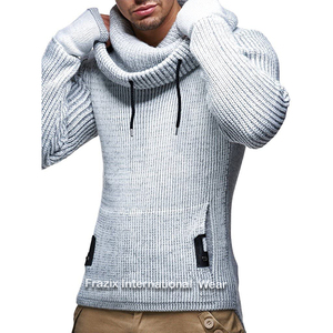 Sweat-Shirt avec col ras du cou pour hommes, Design vintage, sur mesure, en coton, tricoté à uni, à manches longues, offre spéciale, 2021 - Product Image 4