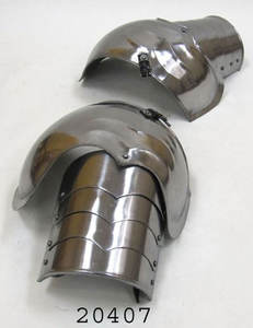 Conjunto de Armadura Medieval para Media Pierna, Rodilleras Antiguas Medievales, Conjunto de Armadura Medieval para Pierna del Siglo XV en Venta - Product Image 2