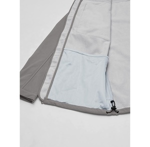 Wholesale Mens Windproof Waterproof Breathable Plain Waterproof and <b>Fleece</b> <b>Lined</b> Zipper Closure Softshell <b>Jacket</b> Coat - Product Image 4
