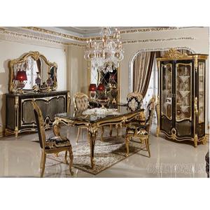 Meubles de salle à manger de la reine des étoiles, sculpté à la main royale, accessoire de luxe, classique, sculpté, pour ensemble de salle à manger - Product Image 1