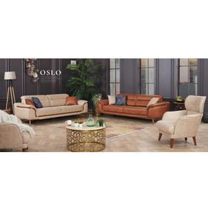 โซฟาแบบนอนสไตล์ใหม่ทำจากเชสเตอร์ฟิลด์อเนกประสงค์สำหรับห้องนั่งเล่นหรือวิลล่า - Product Image 1