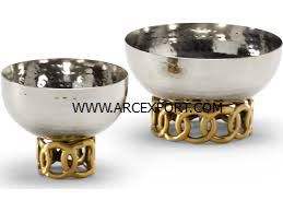 Bol et plateau de service de luxe en forme de fruit doré, article de décoration, vaisselle artisanale, bol de service pour aliments et collations, plaqué brillant - Product Image 5