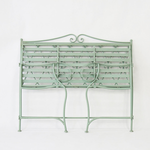 Honhill — banc de jardin pliable en fer forgé, accessoire d'extérieur pour Patio, Style français, nouveau Design, - Product Image 6