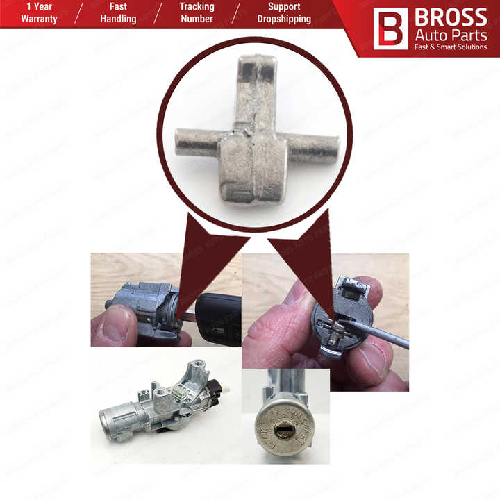 BDP658 Ignition Steering Lock Switch Barrel Key Cylinder Trigger  