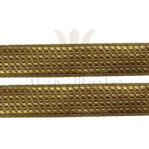 Mylar-trenza de encaje de oro de alta calidad, trenza de encaje de oro - Product Image 1