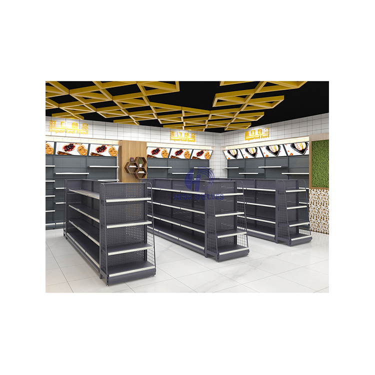 Customized Supermarket Shelf Display Rack Grocery
