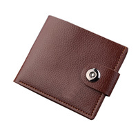 Dompet Kulit RFID Mini Panjang Desain Kustom Berkualitas Tinggi Grosir untuk Pria, Tipe Buka-Tutup, Harga Terjangkau, Berbagai Warna