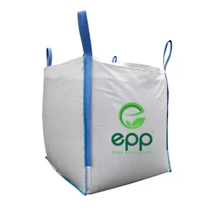 सस्ते कीमत उच्च दक्षता 1 टन थोक कचरा बैग moistureproof सीमेंट के लिए जंबो बैग 2000kg FIBC बैग