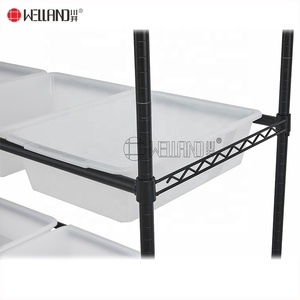 Carro de almacenamiento ajustable de 4 niveles para pedidos de comercio electrónico - Product Image 3