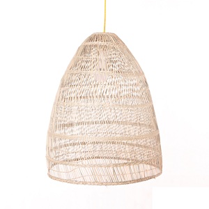 Vietnam Manufacturing Home Decor Woven <b>Light</b> Rattan LampShade, <b>Bamboo</b> Pedant Lampshade Seagrass Celling Lamp Handicraft - Product Image 1