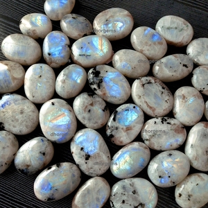 Piedra lunar con forma de estrella, de 12mm piedra lunar, cabujones curativos, palmstone, lapislázuli, cristales curativos, Palma de jaspe rojo crudo - Product Image 5