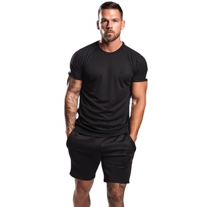 Conjunto de camiseta y pantalón corto de algodón ligero, venta al por mayor, Verano - Product Image 3