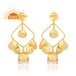 Dernières tendances 2026 : Boucles d'oreilles pendantes en perles naturelles et pierres précieuses pour fabricants de bijoux de mode sur mesure - Product Image 3