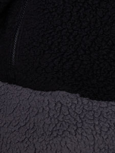 Customizable Women/<b>Men</b> <b>Sherpa</b> Fleece Flight Bomber Jacket Stand Classic Comfortable Embroidery Pattern Winter Season Waterproof - Product Image 3