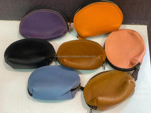 กระเป๋าคลัทช์หนังแท้สไตล์ลำลองมีสไตล์หลายสีกระเป๋าใส่เหรียญขนาดเล็ก - Product Image 2