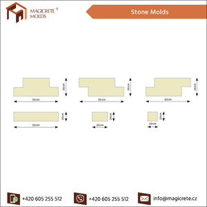 Molde decorativo de hormigón para pared, suministro de alta resistencia, a granel a precio genuino - Product Image 6
