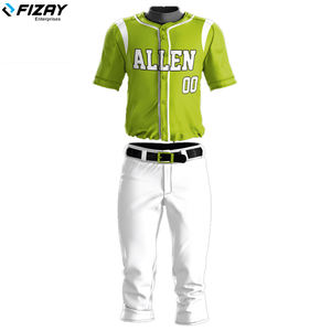 Fizay ชุดกีฬาชุดเบสบอลและซอฟต์บอลระบายอากาศได้ดีดีไซน์ใหม่ - Product Image 5