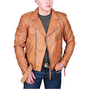 Chaquetas de cuero genuino de moda superventas para hombres - Product Image 1