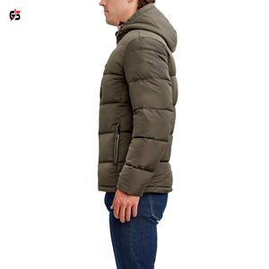 Chaqueta acolchada ligera para hombre, ropa cálida de invierno, transpirable, con diseño de marca personalizado completo, Logo impreso, producto barato - Product Image 3