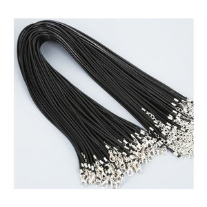 Indian Genuine 1.5mm <b>Black</b> Shiny Leather <b>Cord</b> Handmade 18inches Necklace for Kids Bohemian Style Animal Pattern Anniversary Low - Product Image 6