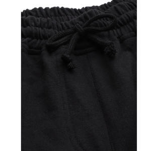 Pantalon de jogging fuselé noir pour femme, personnalisé en polyester, vêtement de sport coupe ample, vente en gros - Product Image 5