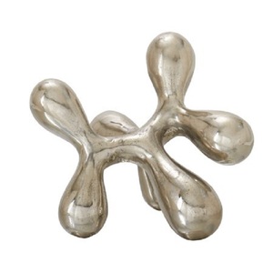 โต๊ะศิลปะตกแต่งบ้าน,โต๊ะประติมากรรมโลหะงานฝีมือสุดสร้างสรรค์การตกแต่งแบบนามธรรมจากอินเดีย - Product Image 2