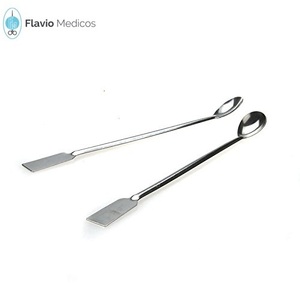 Cuillère de laboratoire Spatule Cuillère à mélanger de laboratoire en acier inoxydable Instruments chirurgicaux à double extrémité - Product Image 5