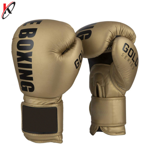 Boxe en cuir de qualité supérieure, série or et argent, gants d'entraînement, poinçonnage Muay thaï - Product Image 6