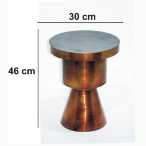 Modern Budget-Friendly Aluminum Metal Side <b>Stool</b> Customized Design Bone Inlay <b>for</b> Kitchen Living Room <b>Bedroom</b> Entry Hospital - Product Image 2