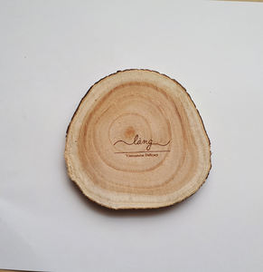 Écorce d'arbre Tranche-Bois Rustique Sous-verres bois plaque - Product Image 3