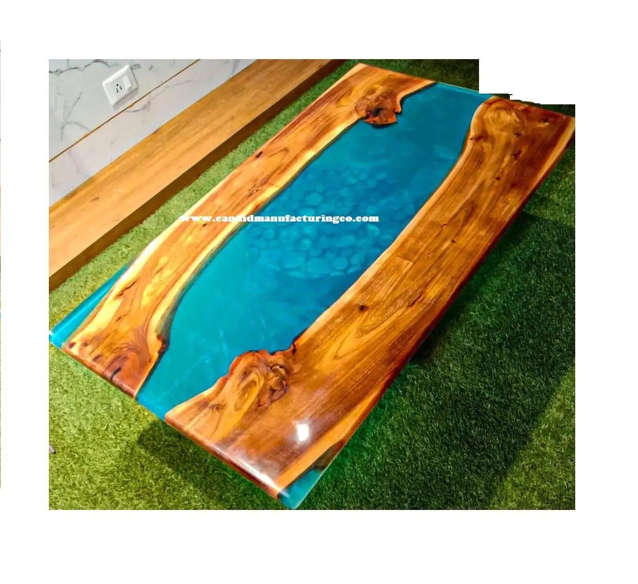 Royal Möbel Handmade Epoxy Tisch Holz und Harz Epoxy direkte Hersteller Anpassung ebenfalls erhältlich