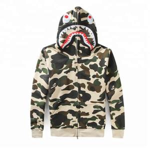 Sudadera con capucha para hombre y mujer, ropa de calle de alta calidad, con forro polar de rizo francés, Logo personalizado, color blanco, 100% algodón - Product Image 1