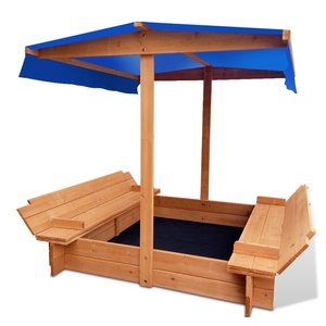 <span class=keywords><strong>Bac</strong></span> <span class=keywords><strong>à</strong></span> sable en plein air pour enfants, terrain de jeu en bois, pour les garderie et les maternelle, offre spéciale, - Product Image 2