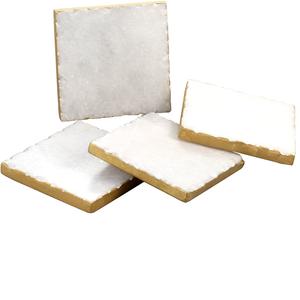 Posavasos de mármol KitchenWare Catering Artículo Posavasos de mármol de forma cuadrada Posavasos de té de la mejor calidad para el hogar o restaurante Uso diario - Product Image 5