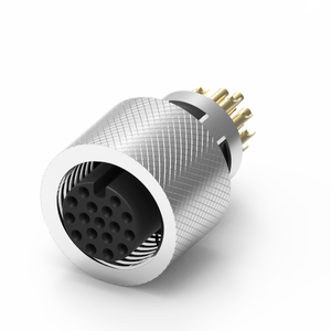 Conector impermeable moldeado con Cable, código A M12, 17PIN - Product Image 1